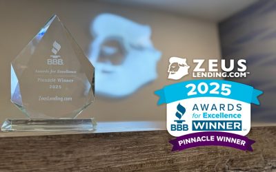 Houston Better Business Bureau Recognizes Zeus Lending with the 2025 Pinnacle Award of Excellence